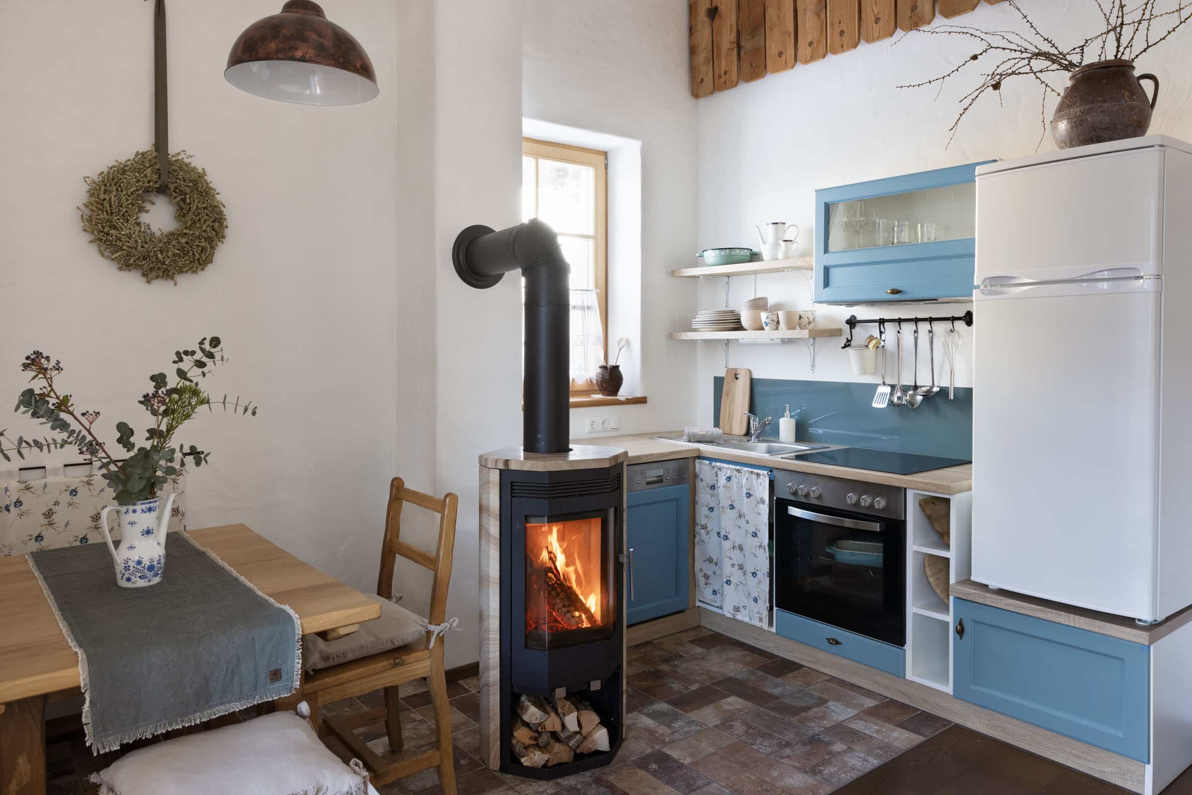 Appartement Nr. 4 mit Kamin