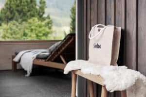 Eigene Sauna mit Ruheraum