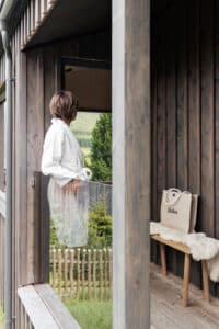 Eigene Sauna mit Ruheraum